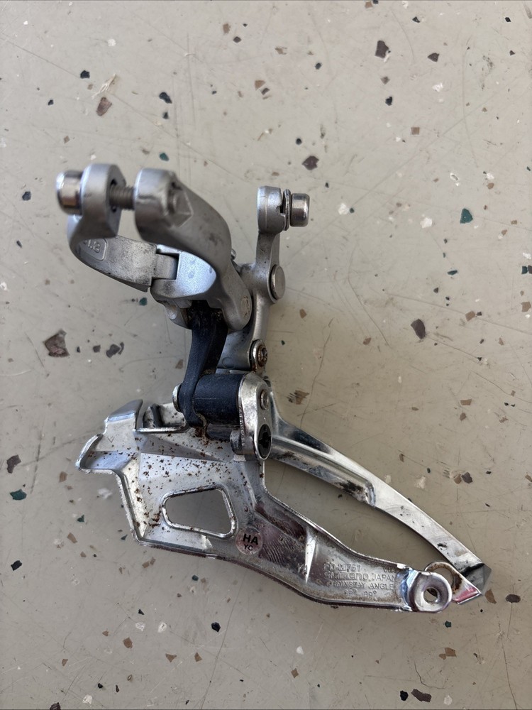 vintage shimano xt front derailleur FD-M751 31.8 Bottom Pull