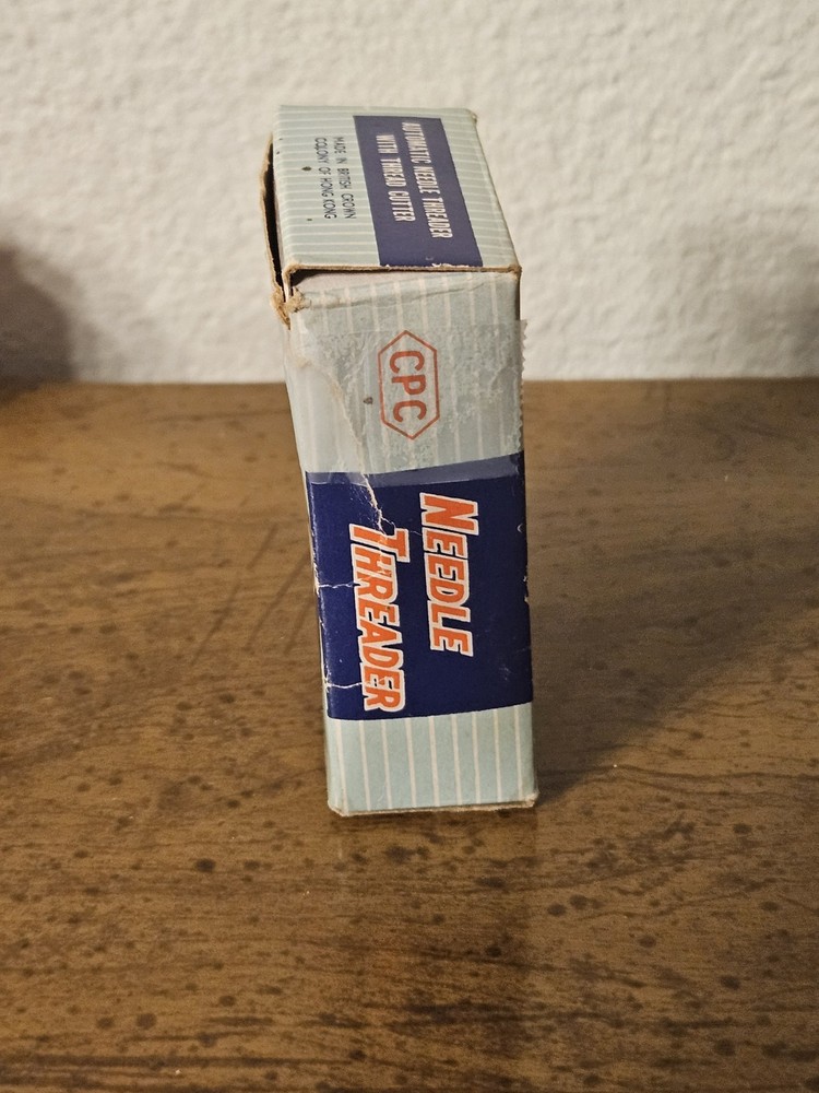 Automatic Needle Threader W/Thread Cutter CPC Vintage Original Box W/Instruction