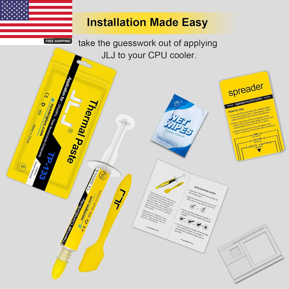 Thermal Paste 3G High Performance Silicon Grease Compound for CPU & Heatsink