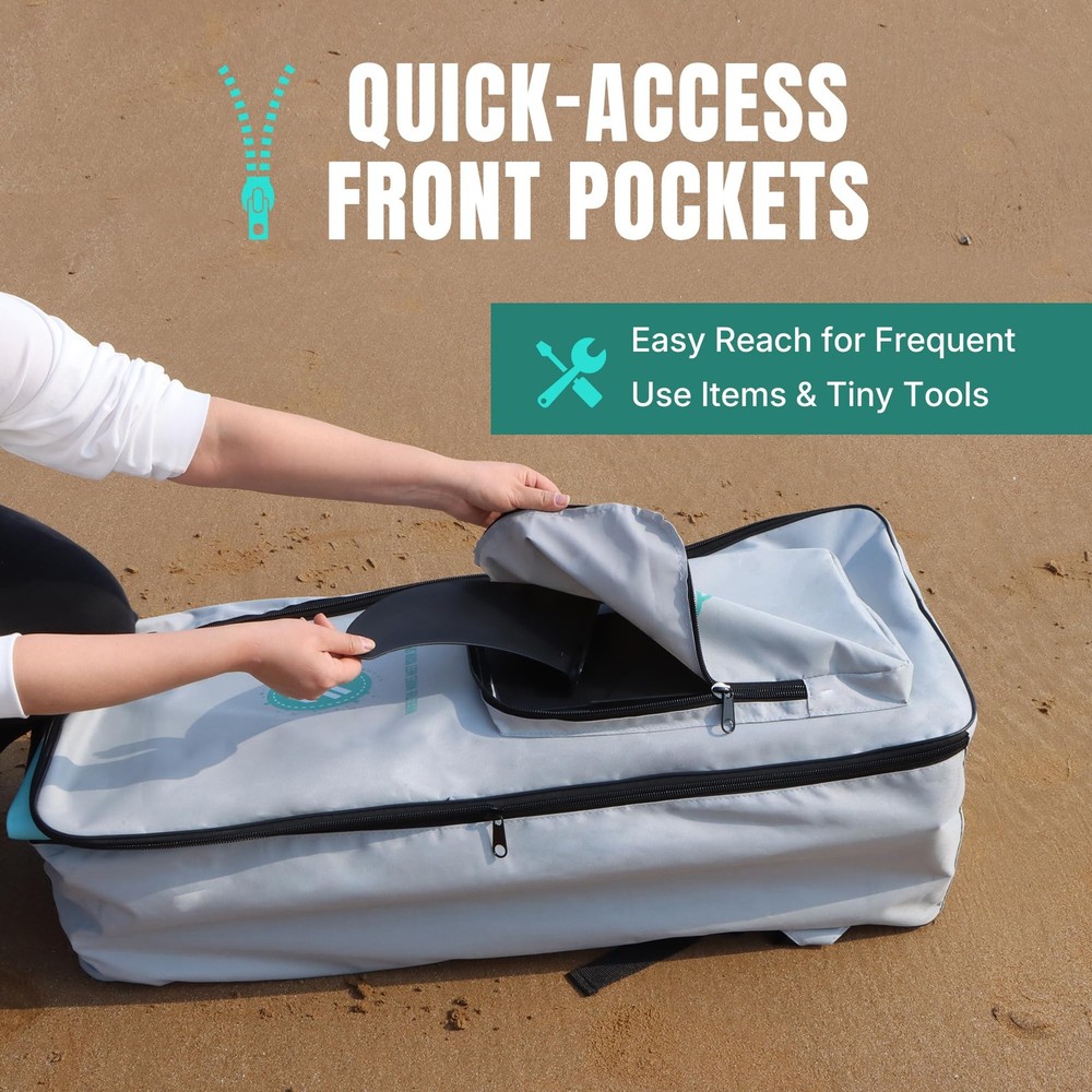 Paddle Board Backpack with Wider Shoulder Straps, 100L Extra-Large Capacity I...