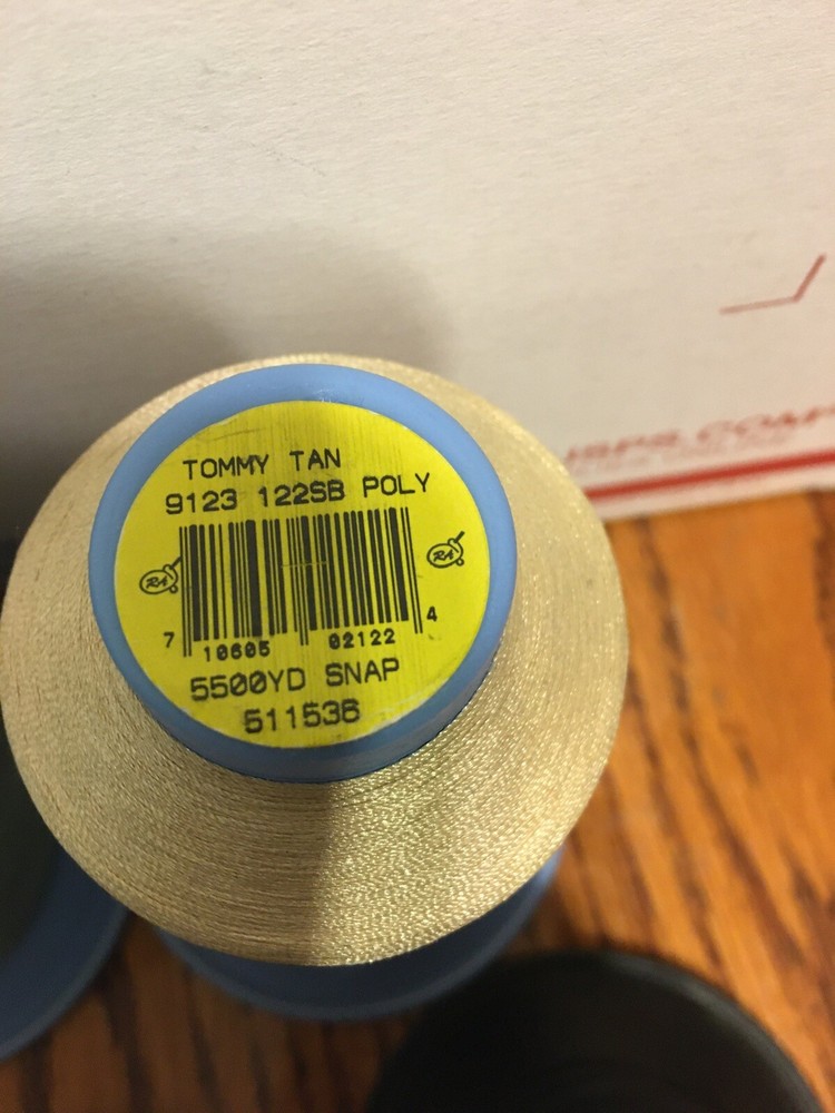 7 Pcs Different Brand And Different Colors , 5000 M Embroidery Thread 5000m