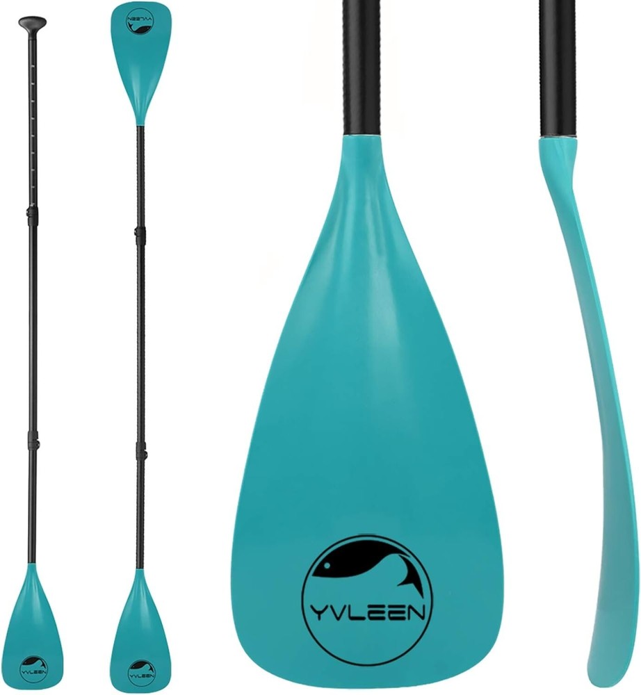 Versatile 4-Piece Paddleboard Paddle - Adjustable Height and Lightweight Design