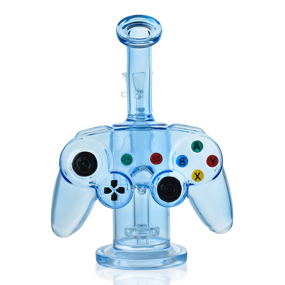 7.5 Inch THICK Cloud Controller GAME JOYSTICK Shower Head Perc Water Pipe *USA*