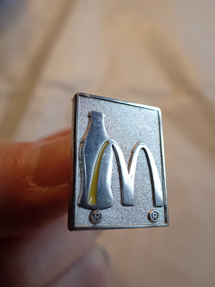 McDonalds Coca Cola Enamel Lapel Pin
