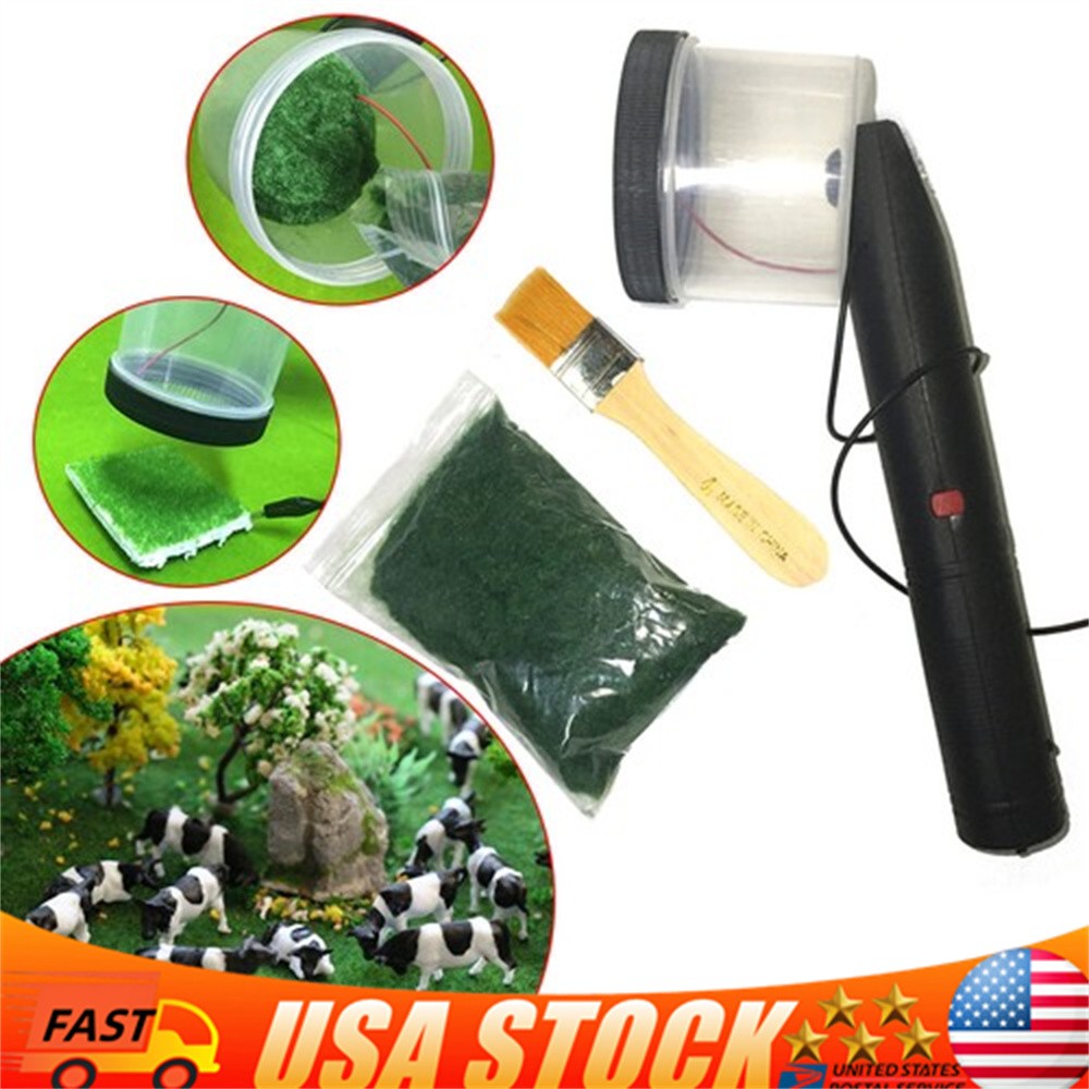Handheld Static Grass Flock Applicator Strong Power Advanced Flocking Scenery