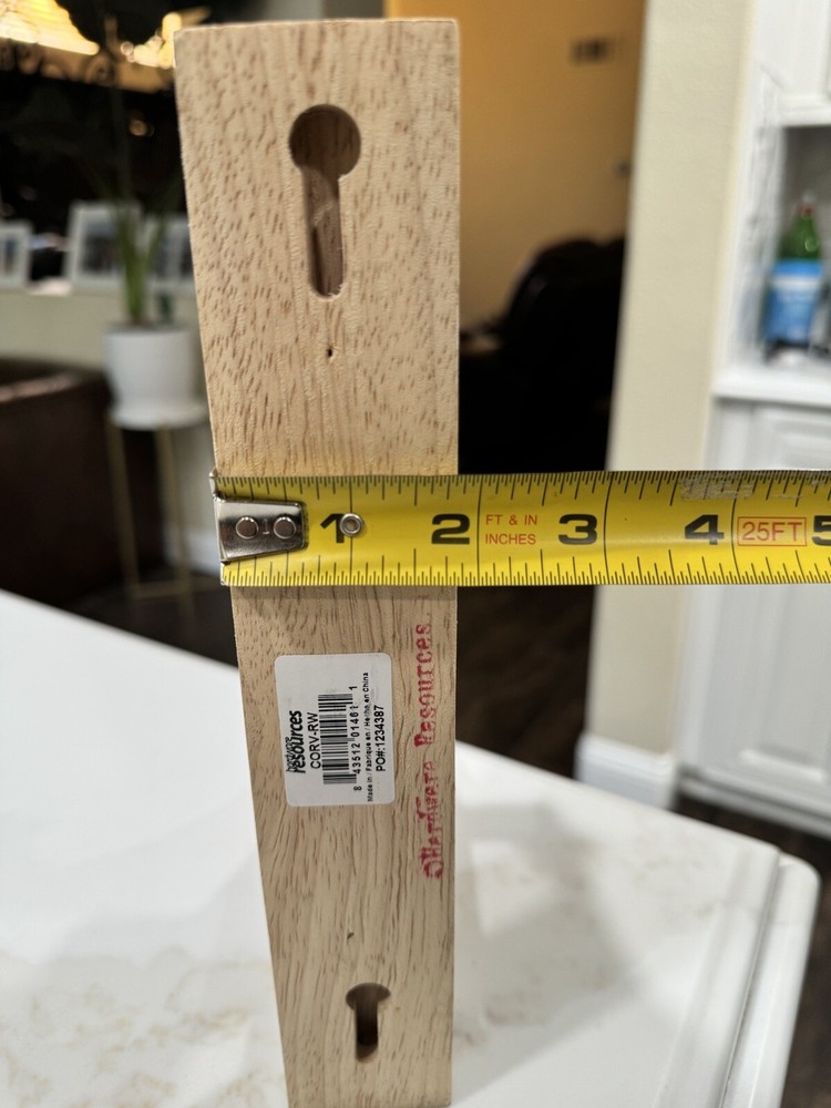 2 Solid Wood Bar Brackets Corbels