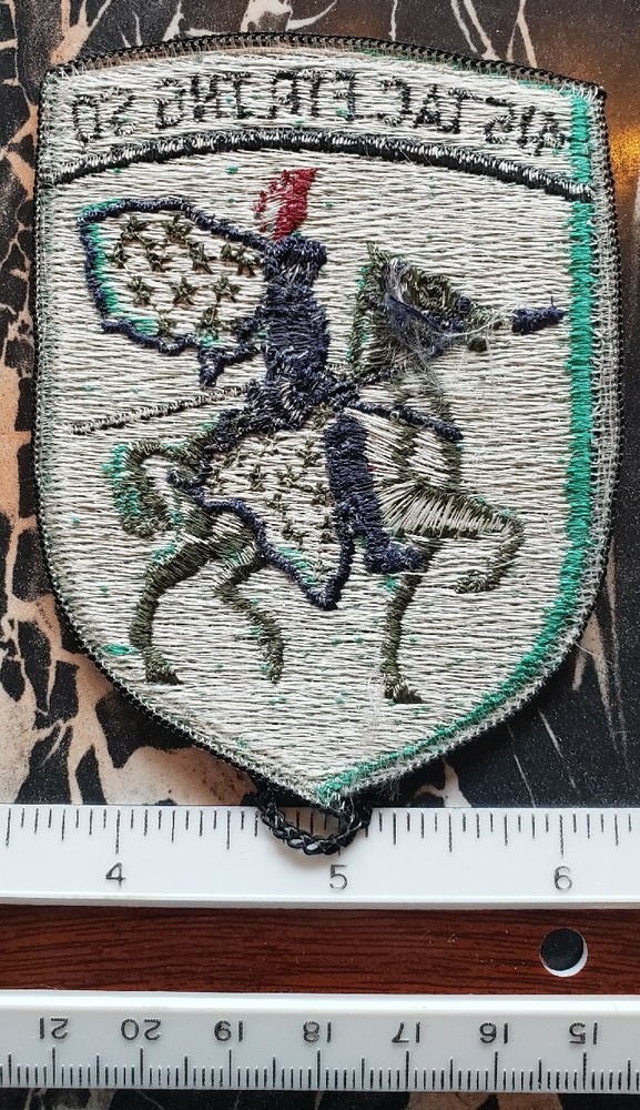 USAF Air Force 416th Tactical Fighter Training Squadron Patch Silver Knight