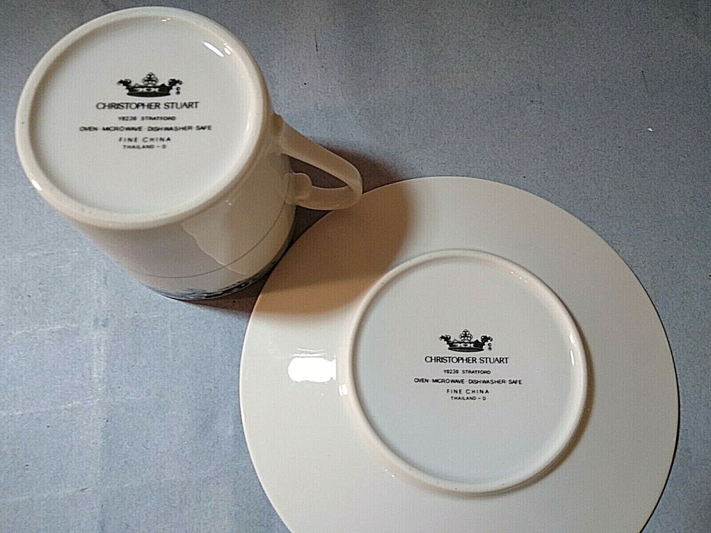 Christopher Stuart Stratford cup & saucer set Y8230
