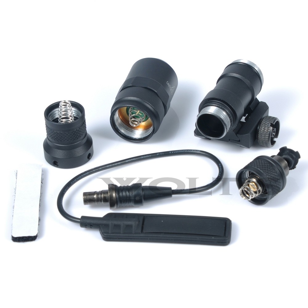 M300B Tactical Torch Flashlight Scout Light 400 Lumens LED Light w/ Tail Switch