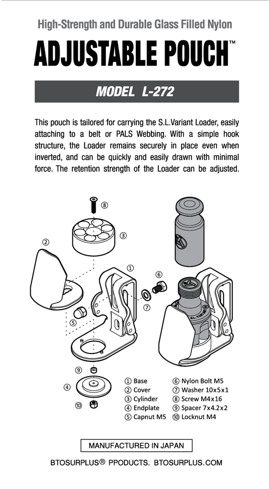 Adjustable Pouch for S.L.Variant Loader L-272