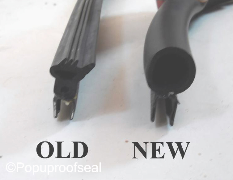 1996-2003 COLEMAN FLEETWOOD ABS ROOF SEAL 41' RUBBER GASKET POPUP TENT TRAILER