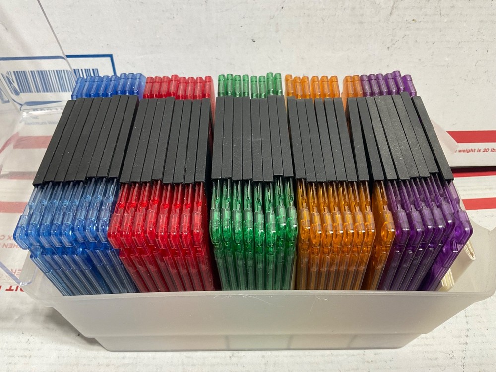 38 Memorex Cool Disks PC Formatted 3.5" Computer Diskettes Open Box READ