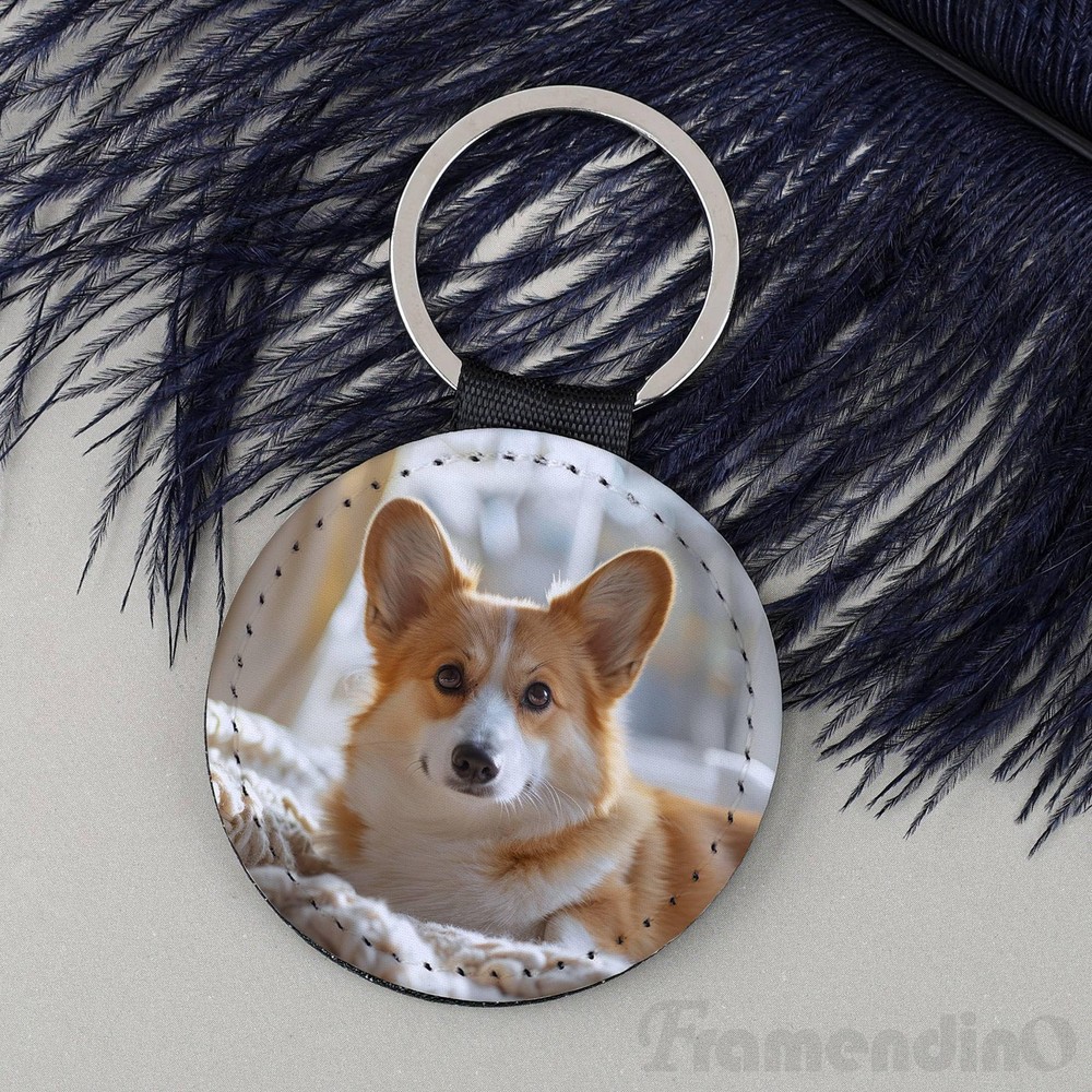, 20 Pack Sublimation Blanks Keychain PU Leather Keychains Heat Transfer Key ...