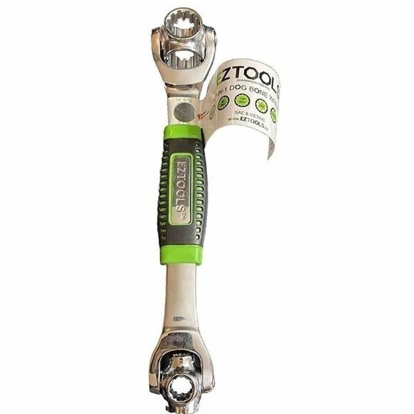 EZ TOOLS 48 in 1 Dog Bone Wrench SAE & Metric Multi-Tool