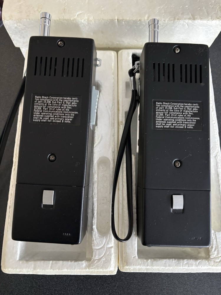 2 Realistic TRC-33 CB Vintage Transceivers