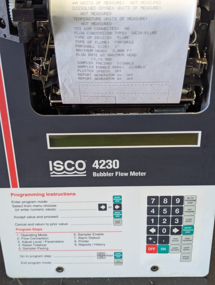ISCO 4230 Bubbler Flow Meter Flowmeter without Case