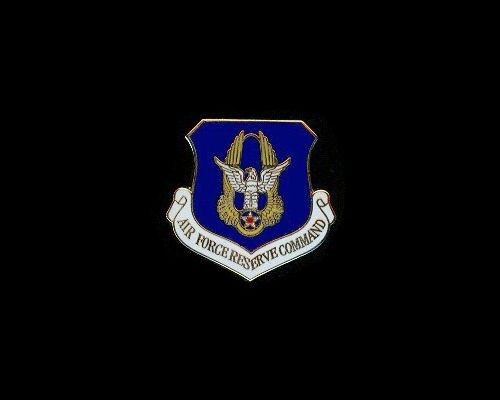 USAF Reserve Command 1-1/8"  + a custom promo pin