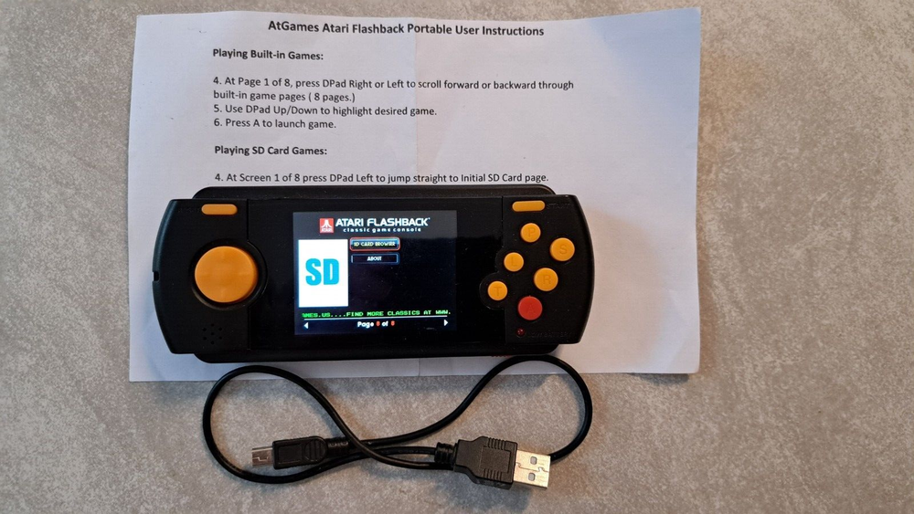 Atari Flashback Portable Deluxe with over 1,000 Atari 2600 games!