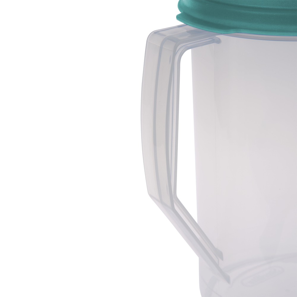 2 Qt. round Pitcher Plastic, Blue Atoll