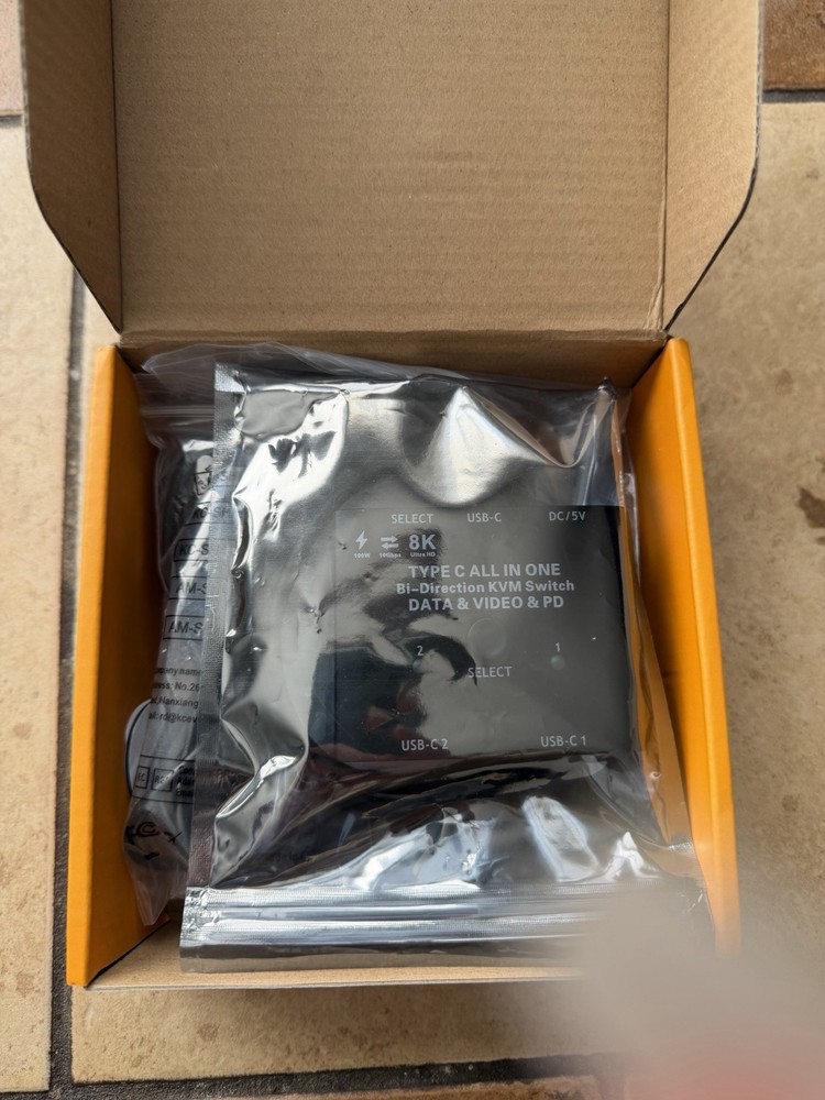 KCeve Type C All In One Bi-Direction KVM Switch Data & Video & PD