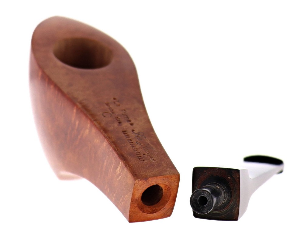 Ser Jacopo dalla Gemma Pipe SMOKES IT UNTIL IT PULLS smooth orange shape...
