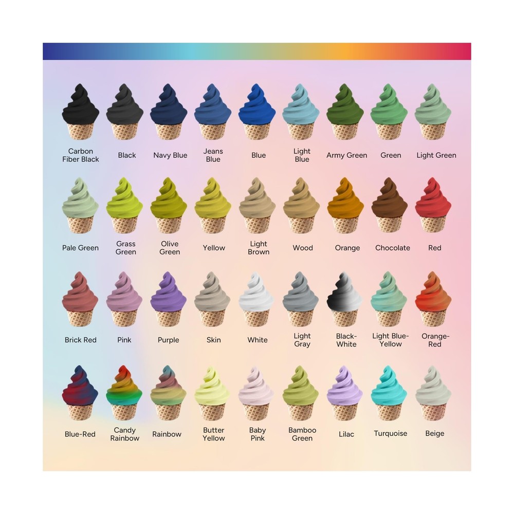 OVERTURE 6KG Bundle Matte PLA 3D Printer Filament 1.75mm, Matt Surface & Low ...