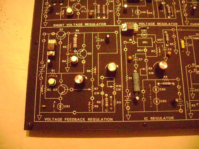 LabVolt 91009-20 Power Supply Regulation Circuits Electronics Educational Board