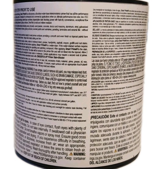 Smart Prime White 1 qt Waterbased Interior/exterior Primer/sealer