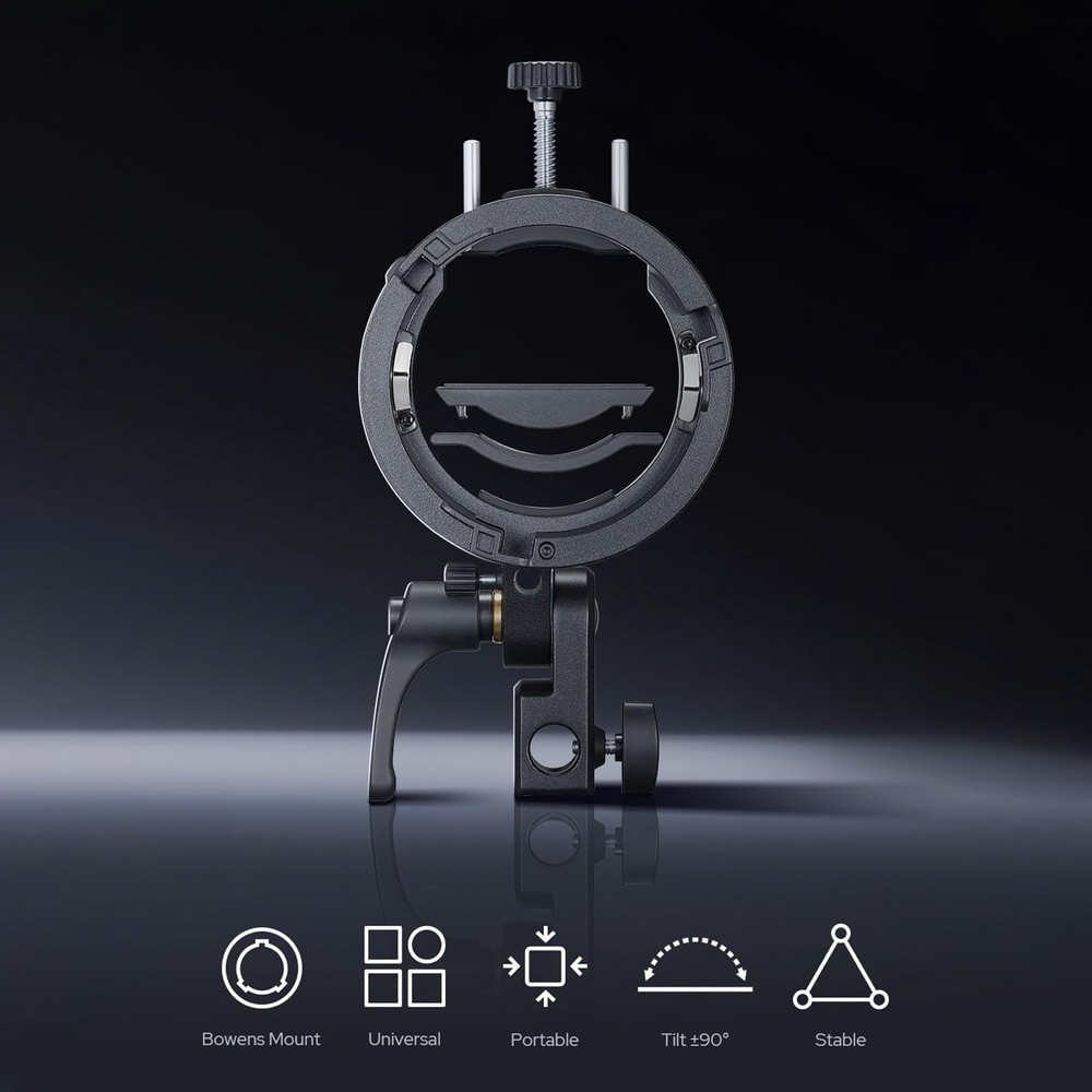 GODOX S3 Speedlite Bracket, 𝐆𝐨𝐝𝐨𝐱 𝐒𝟐 𝐔𝐩𝐠𝐫𝐚𝐝𝐞, Adjustment Angle±...