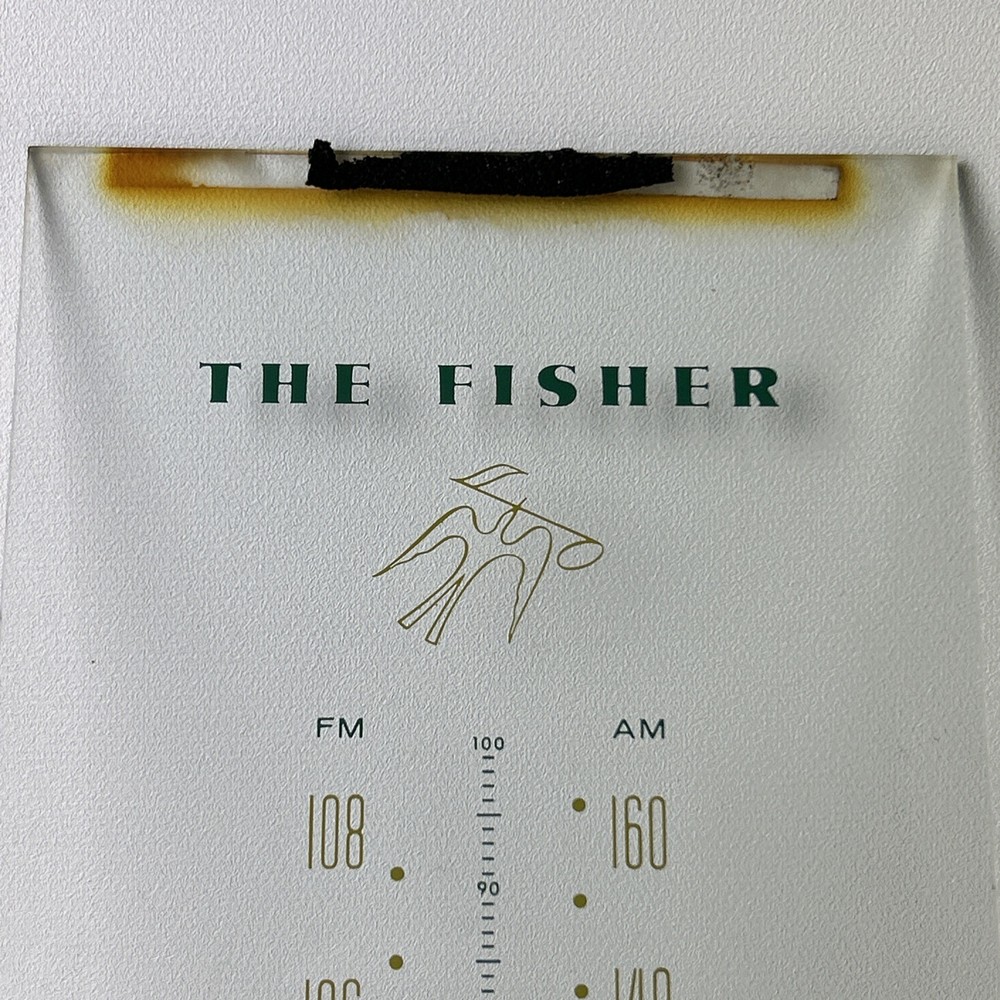 Fisher 280t Dial Glass Original Used