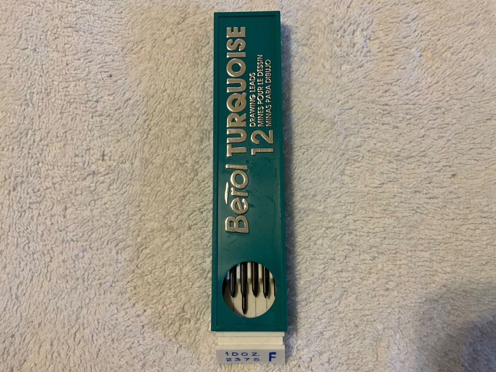 Berol Turquoise 11 Drawing Leads 2375 F