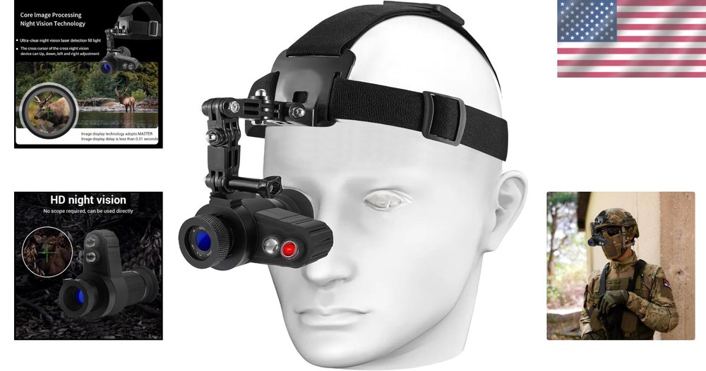 Night Vision Monocular with HD Screen - Rechargeable