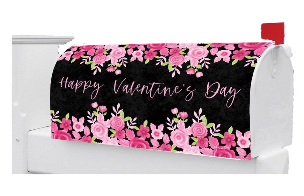 Valentine's Floral Mailbox Cover