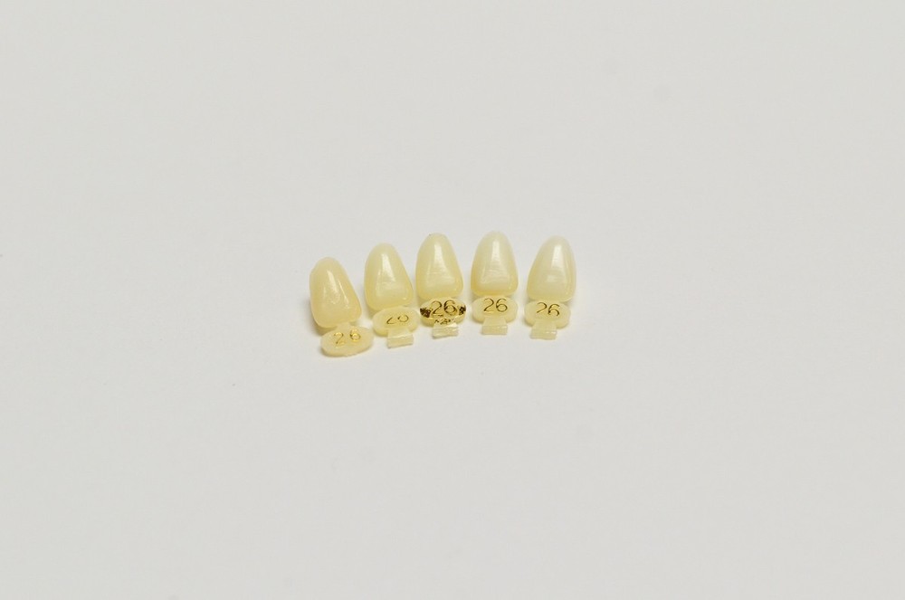 DENTAL POLYCARBONATE TEMPORARY CROWNS #26 (ULL) UPPER LEFT LATERAL 5/PACK