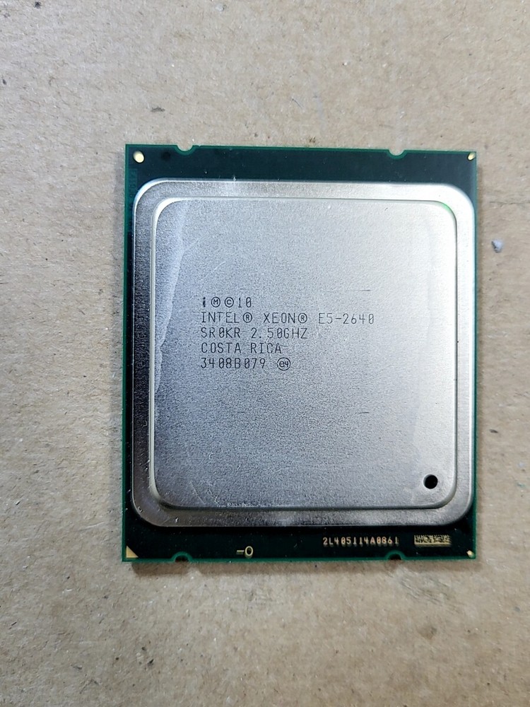 Lot of 10* Intel SR0KR Xeon E5-2640 2.5GHz CPU Processor