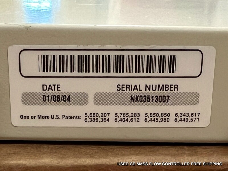 USED CE MASS FLOW CONTROLLER FREE SHIPPING