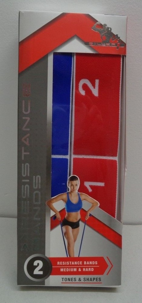 Resistance Bands New Medium & Hard By Silver One