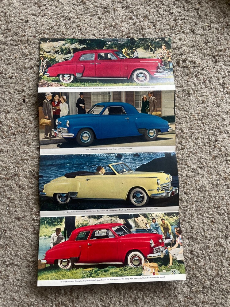 1949 Studebaker car original sales literature.