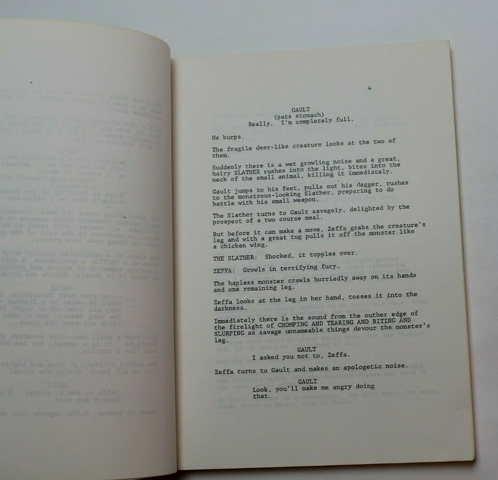 DUNGEONS & DEVILS / William Richert 1980's Unproduced Screenplay, Introvision