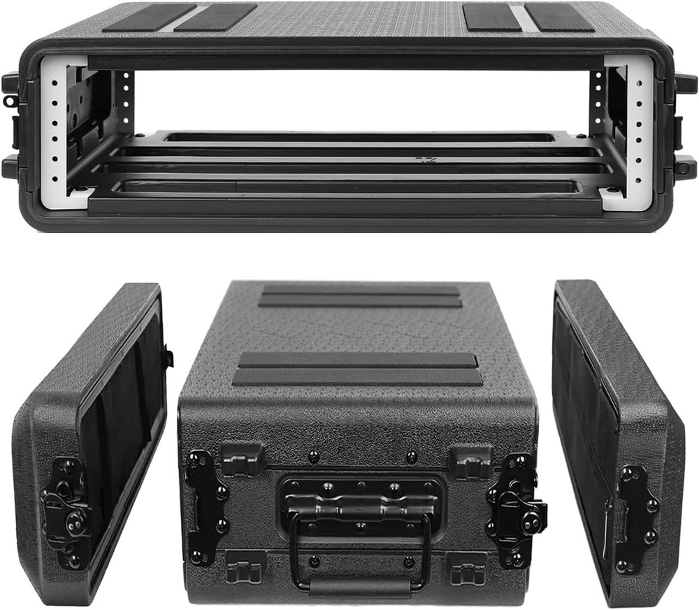2U Rackmount Flight Case Shallow 11 Inch Depth