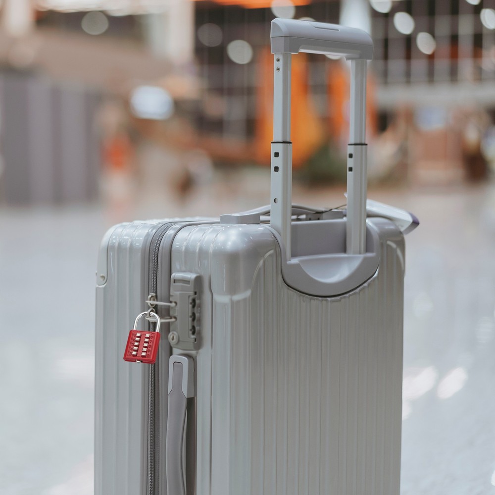 Push Button Combination Padlock 10-Digit 5-Position Lock Red