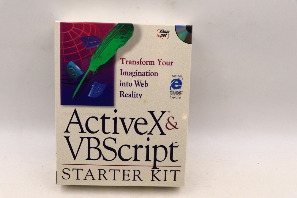 Sams.net ActiveX & VBScript Starter Kit RARE New Sealed Visual BASIC