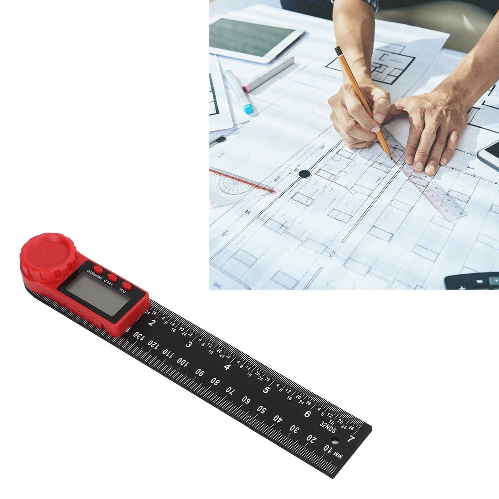 Digital Display Angle Ruler Lightweight Convenient Protractor For Woodworking