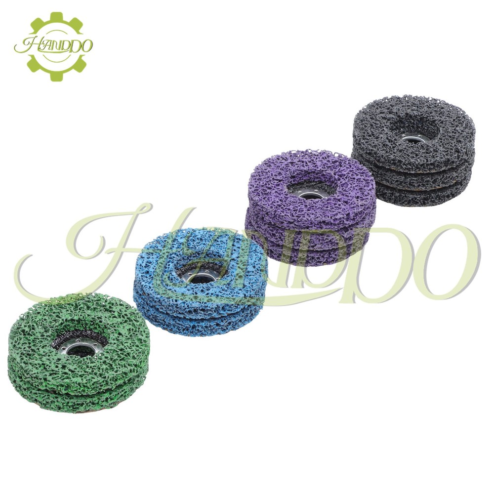 4-1/2" Paint Stripping Discs 10Pack for Angle Grinder Metal Rust Multi Color Set