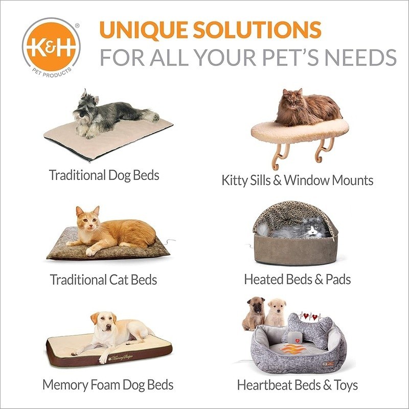 Heated Pet Bed Replacement Cover Soft Breathable Polyester Machine Washable New