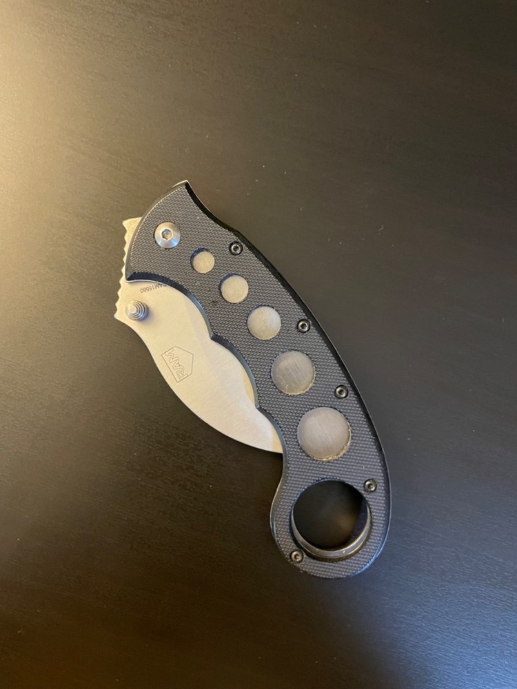 RAM Karambit knife  - Black **No Box***