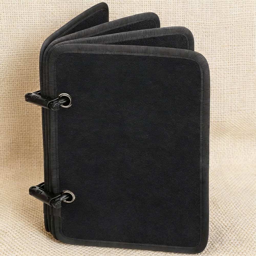 US Patch Booklet Organizer Flip-Page Patch Book Mini Display Patches Panel Board