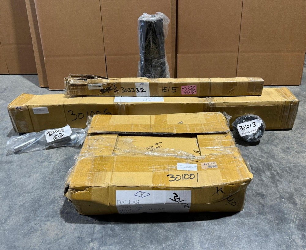 Dake SB-16 Drill Press Accys Base, Column, Flange, Handle, Rack, & Collar (2x)
