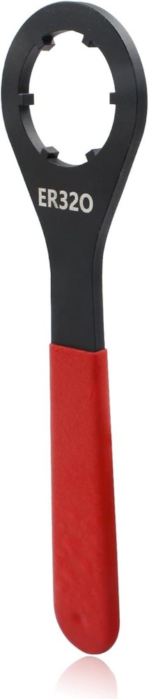 Durable 32mm O-Type Wrench with Ergonomic Rubber Handle for Precision Machining