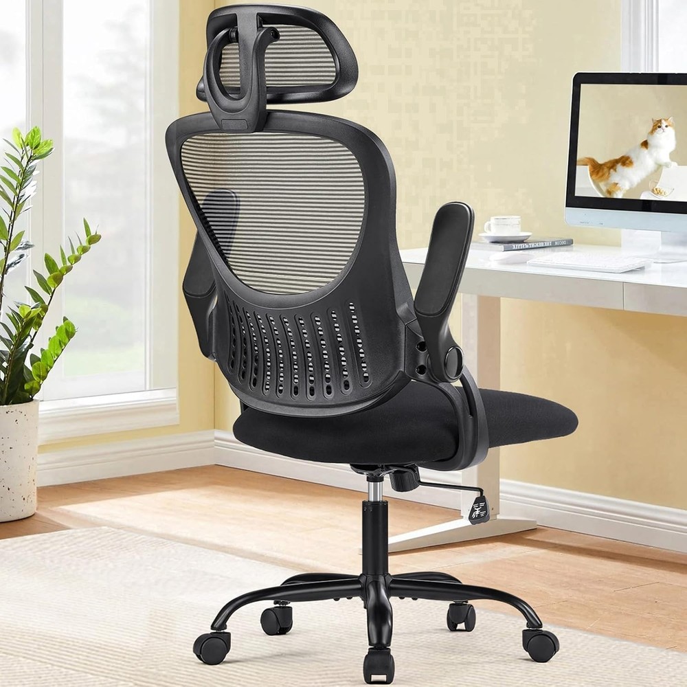 Home Office Desk Chair Ergonomic High-Back Mesh Rolling Work Computer Chairs